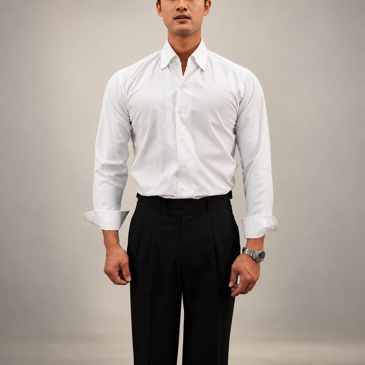 ZINKE Herren-Hemd langarm Slim Fit, Detailansicht