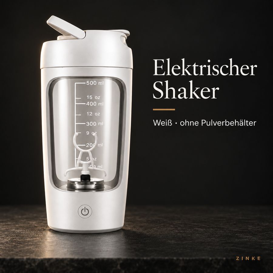 Elektrischer Shaker in Weiß ohne Pulverbehälter
